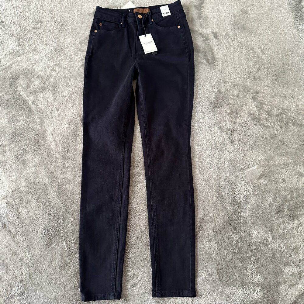 NWT Judy Blue High Rise Skinny Black Jeans Women's size 3/26